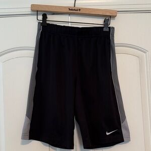 Nike Black and Gray Sports Shorts
